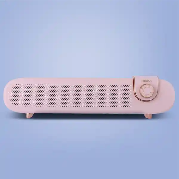Bocina Inalámbrica Con Stereo Mod Soundbar Rosa 01 Miniso