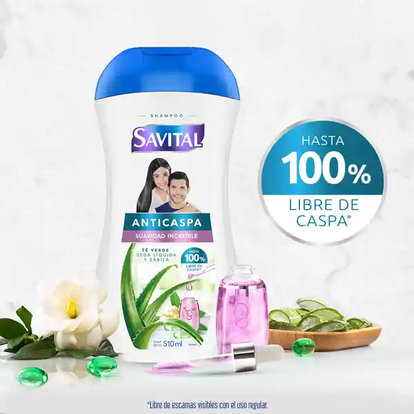 Savital Shampoo Anticaspa + Acondicionador Fusión Pro