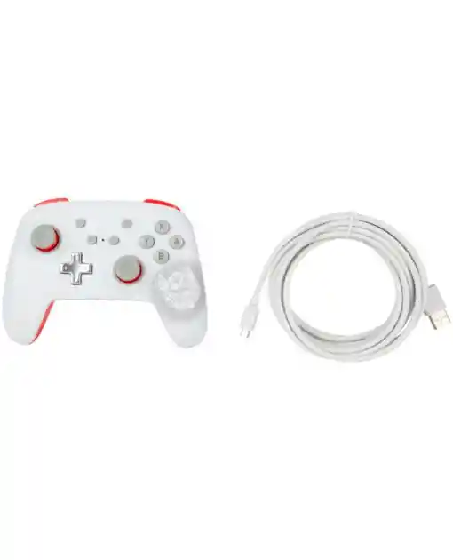 Nintendo Switch Control Alámbrico Súper Mario Blanco Power A