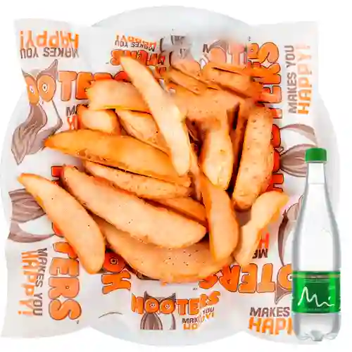 Combo Big Dipper Fries + Manantial Con Gas 600ML