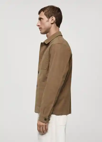 Chaqueta Maine Khaki Talla M Hombre Mango