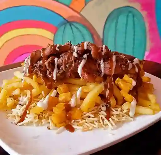 Papas Montañeras + 2 Coca Cola 250 ml