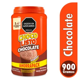 Alimento Chocolisto Chocolate Polvo Tarro x 900 g