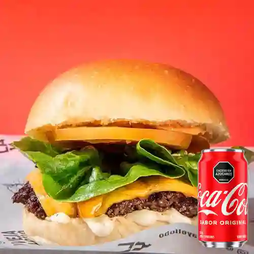 Combo burger clásica +coca cola 330ml