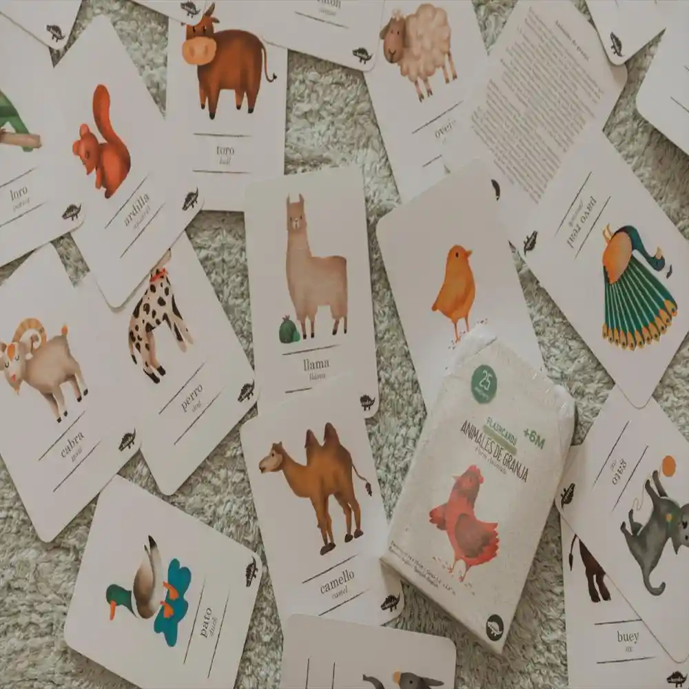 Flash Cards Animales de La Granja