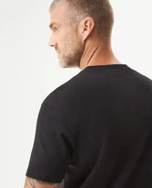Camiseta Small Graphic Masculino Negro Sombrio Talla M Chevignon