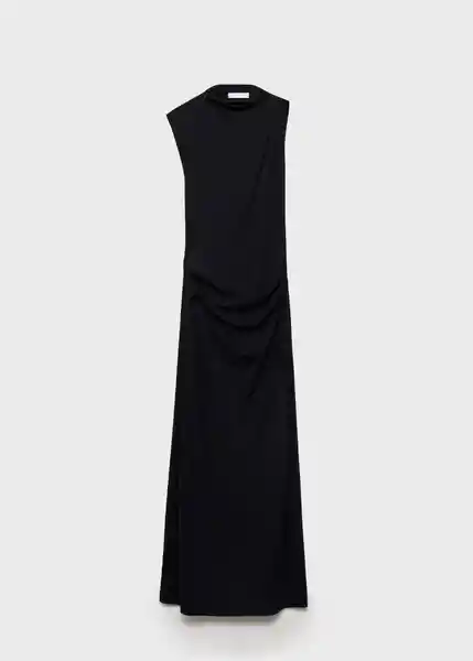 Vestido Enya Negro Talla M Mujer Mango