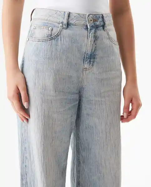 Jean Special Fit Wide Leg Cl Azul Cristalino Claro T 8 Chevignon