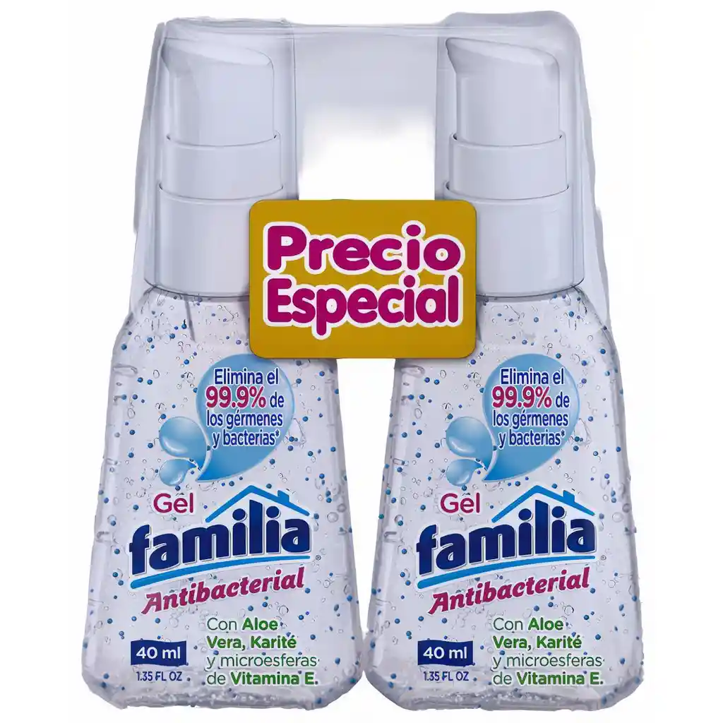 Familia Gel Antibacterial X2 Und 