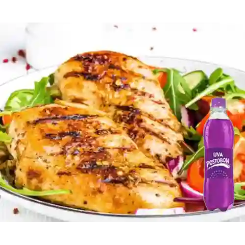 Combo Pechuga Grille + Postobón Uva 400 ml