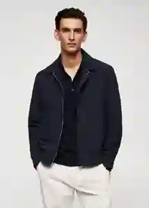 Chaqueta Grimaldi Navy Talla M Hombre Mango