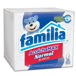 Familia Servilletas Acolchamax Normal Blancas Doble Hoja