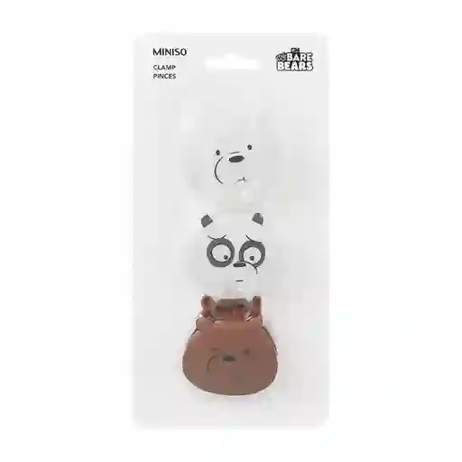 Miniso Set Pinza Osos Escandalosos