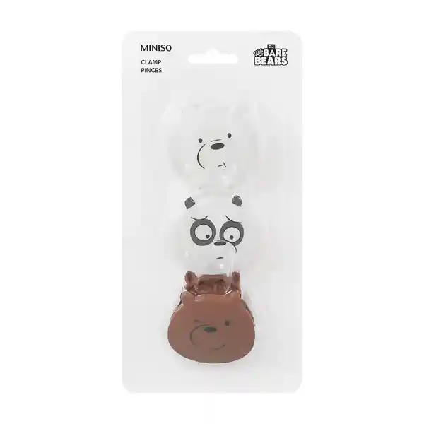 Miniso Set Pinza Osos Escandalosos