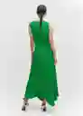 Vestido Manzana Verde Talla S Mujer Mango