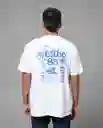 Camiseta Hombre Blanco Talla S 102G001 Rifle
