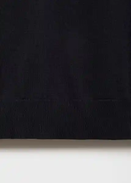 Camiseta Tricot Arraona Azul Noche Talla L Hombre Mango