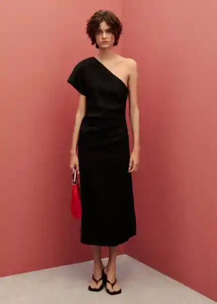 Vestido Rachel Negro Talla XS Mujer Mango