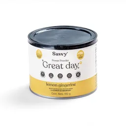 Savvy Mezcla en Polvo Lemon Gingerine Citrato de Magnesio