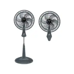 Samurai Ventilador 2 en 1 Silence Force Plus Gris 18 Pulgadas