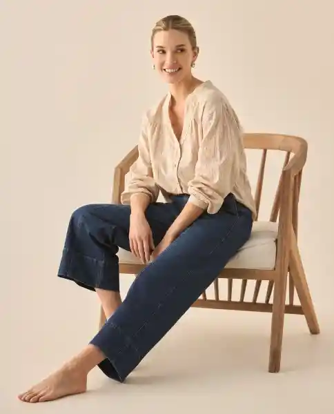 Jean Azul Rivera Medio Talla 8 673G007 Esprit
