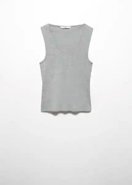 Top Pinot Gris Medio Vigoré Talla M Mujer Mango