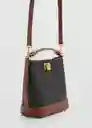 Bolso P Mike Marrón Talla 99 Mujer Mango