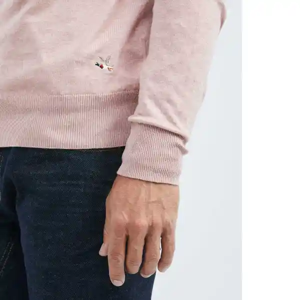 Suéter Basic Togs U Hombre Rosa Medio Talla M Chevignon