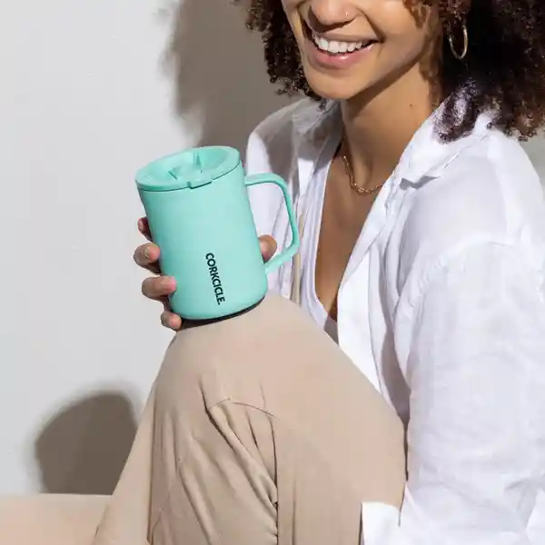 Corkcicle Mug Neón Teal