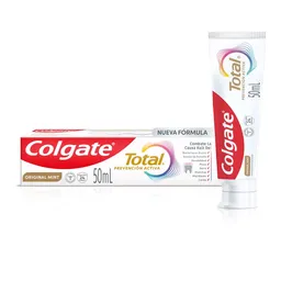 Crema Dental Colgate Total Original Mint Prevención Activa 50 mL