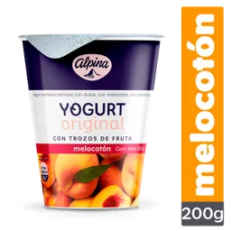 Yogurt Original Alpina Melocotón 200 ml
