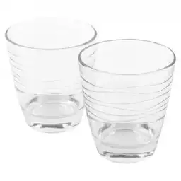 Cristar Home Set De 6 Vasos Curvas En Vidrio 327 Ml