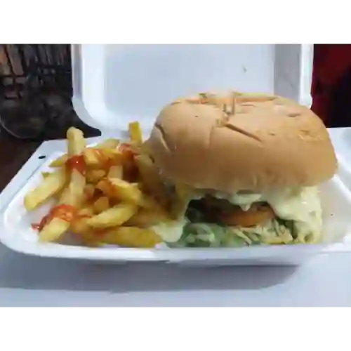 Hamburguesa Carne + Papas