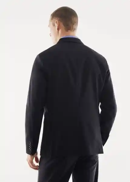 Blazer Americana Travel Navy Talla 52 Hombre Mango