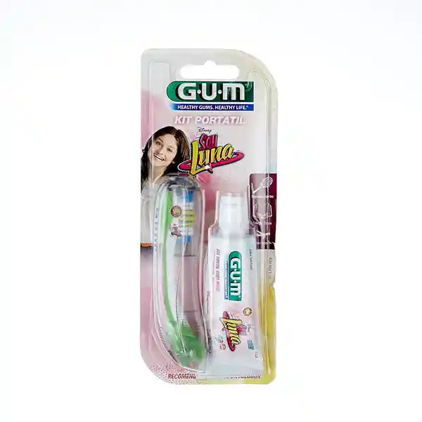 Gum Kit Cepillo Dental Portátil Soy Luna + Crema Dental