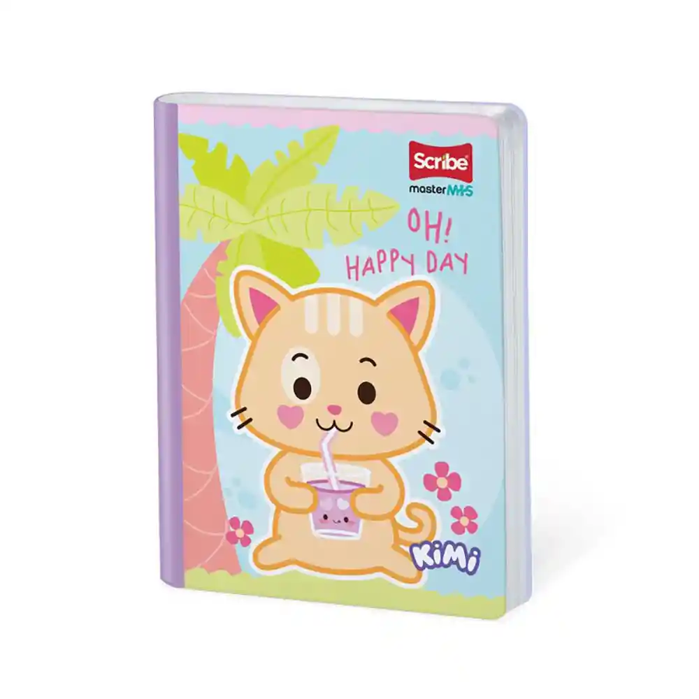 Cuaderno Kimi Master Mas Cuadriculado 100 Hojas Cosido Scribe