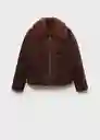 Chaqueta Bombai Marron Talla 24 Mujer Mango