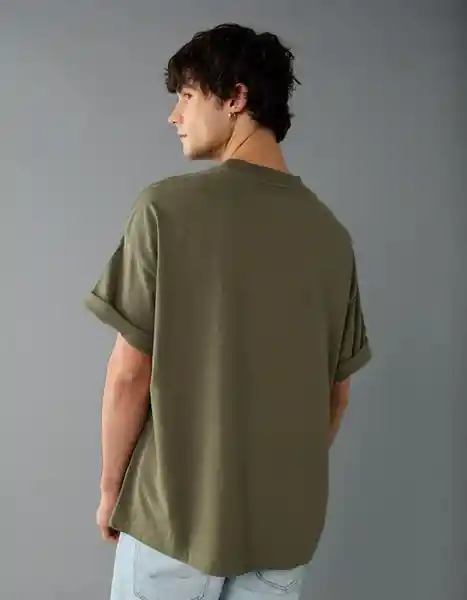 Camiseta Hombre Verde Talla Medium 4597315 American Eagle