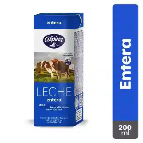 Leche Alpina Entera 200 ml