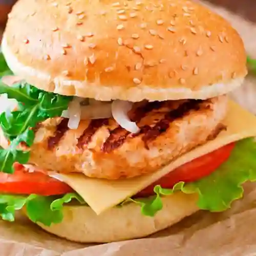Combo Hamburguesa Pollo 1/2 Libra