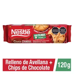 Nestlé Choco Cookies Galleta Rellenas de Avellana y Chips 120 g