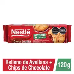 Nestlé Choco Cookies Galleta Rellenas de Avellana y Chips 120 g