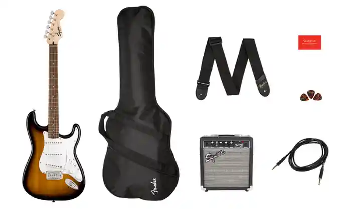 Fender Guitarra Eléctrica Pk Strato 2T10 g 0371823032 Kit