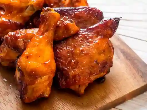 1 Pollo dorado en salsa bbq