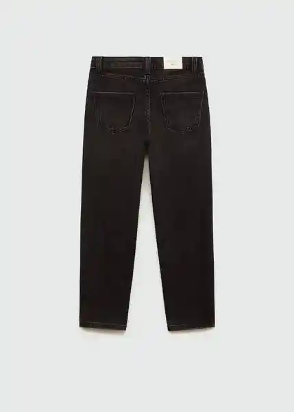 Jean Mom7 Tejano Negro Talla 12 Niñas Mango