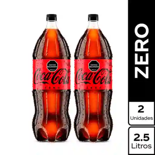 2 x Coca Cola Zero 2.5 L