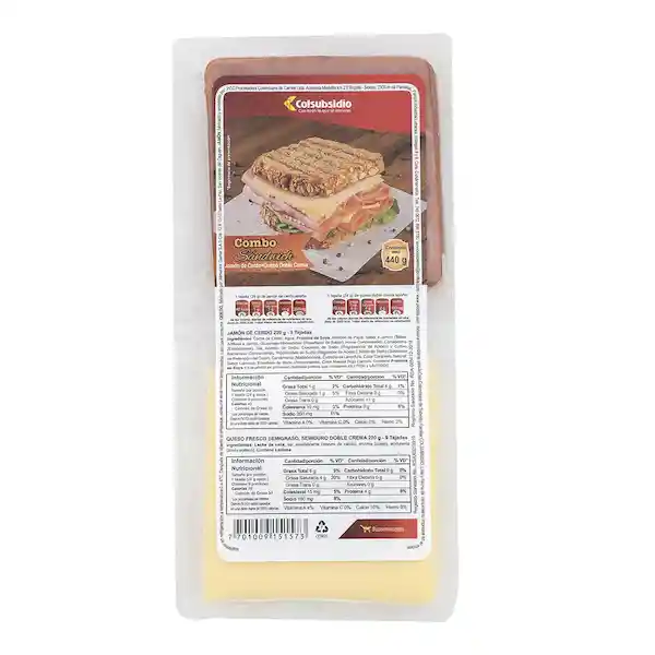 Combo Jamón y Queso