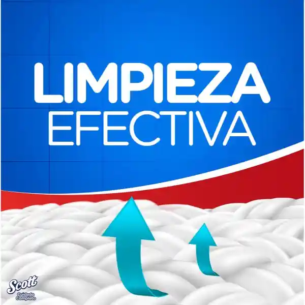Papel Higiénico Scott Cuidado Completo 30 Metros 12 Rollos