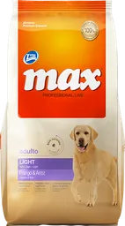 Max Alimento Light Seco para Perro Adulto Sabor a Pollo y Arroz