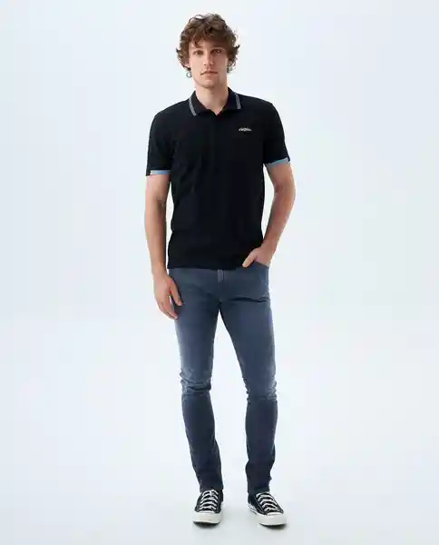 Camiseta Hombre Negro Talla L 809f000 Americanino